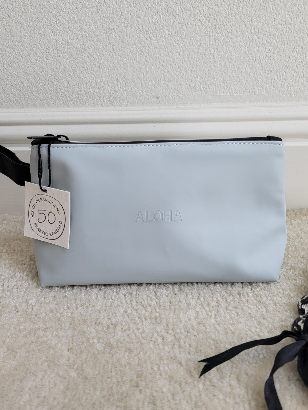 NWT Project Reef | Waterproof Eco-Bag | Light Blue | Cosmetic Pouch